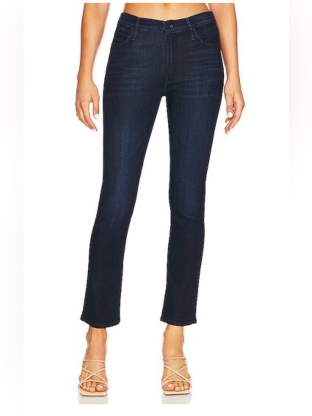 EUC Mother Mid Rise Dazzler Ankle Now or Never Mid Rise Dark Wash Denim Jeans 30